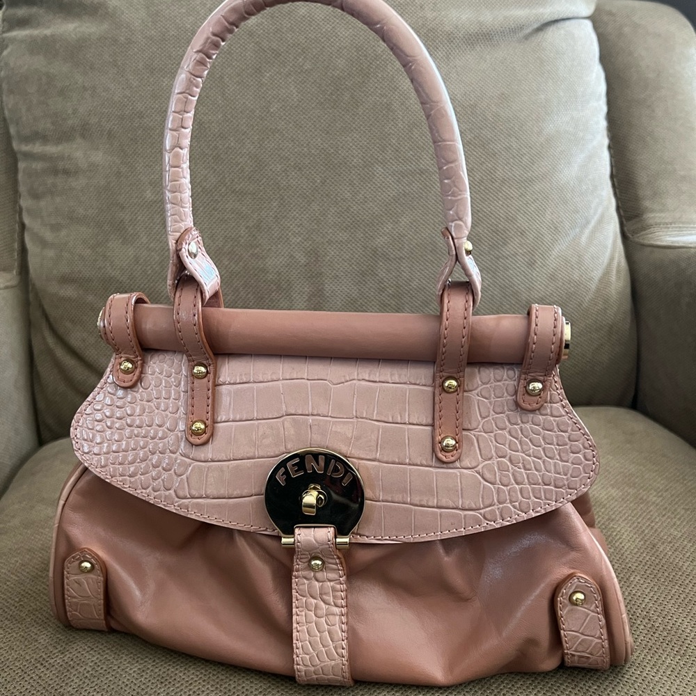Fendi Vintage Flap Top handle bag